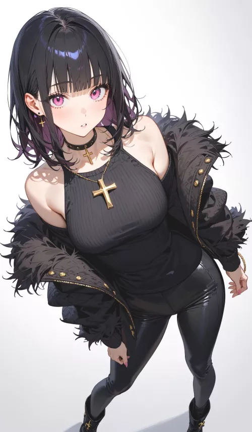 Full Black Outfit  by CheetahSperm18