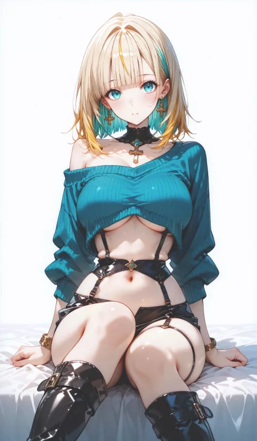 Leather High Boots  by CheetahSperm18