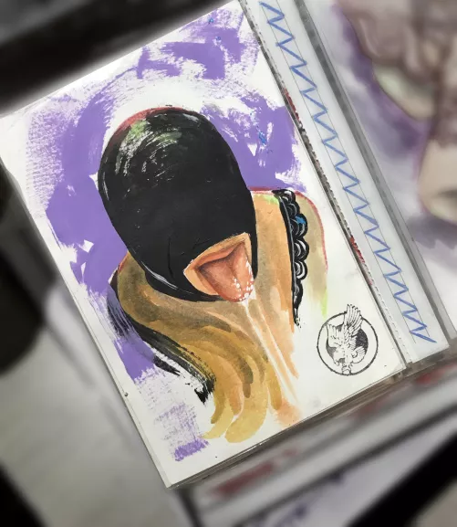 Made by me with acrylic and some watercolors  by lachica_bodypainter