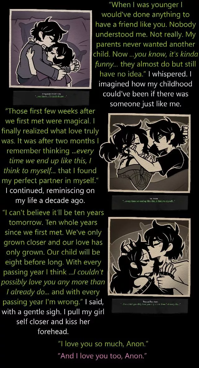 Multiverse (part 10) [alt gender selfcest] [possible incest] [not written by op] [uploaded with permission] posted by Kar1_3_ma7x