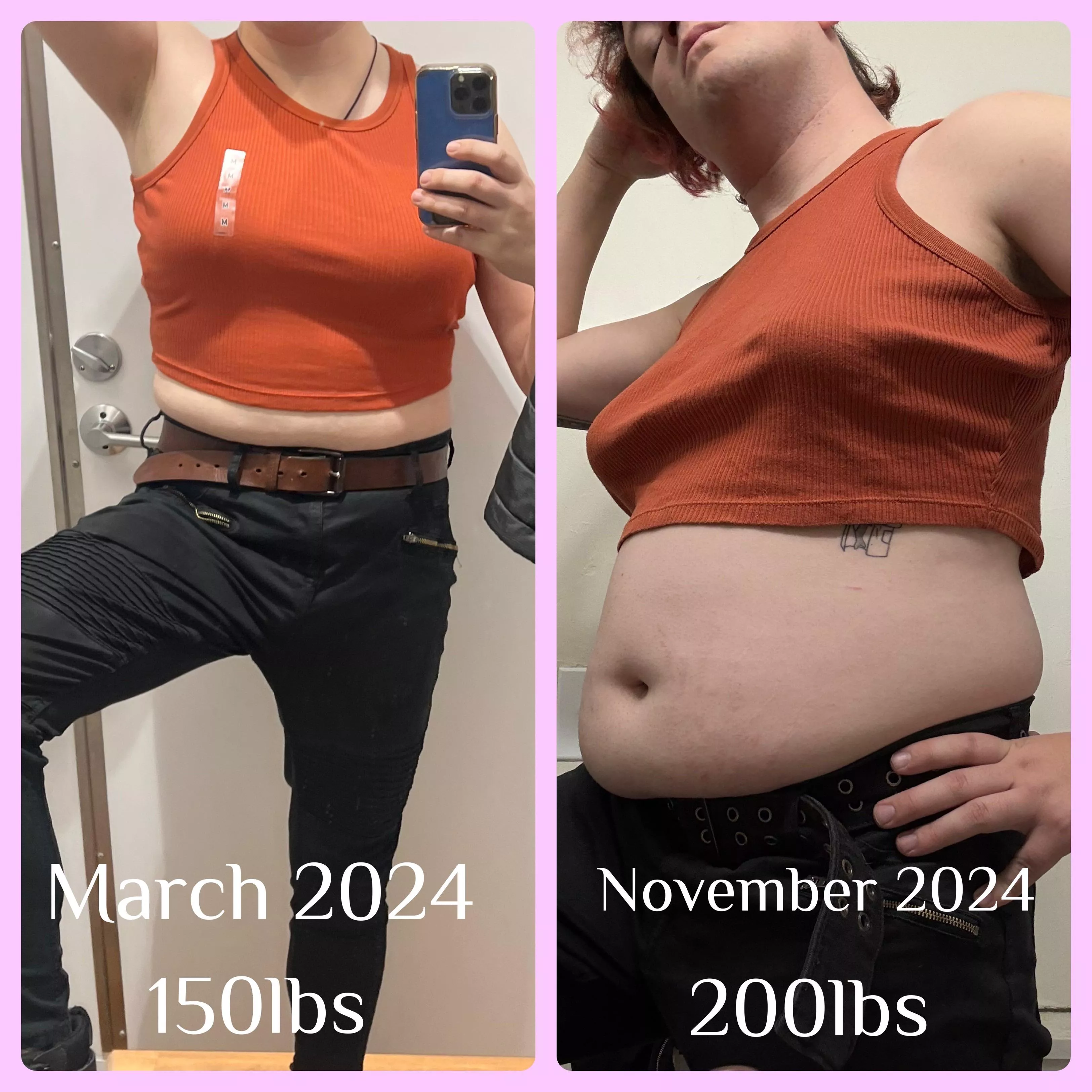 My gf thinks I’m getting a bit heavy… I don’t see it  posted by WaferSquare3086