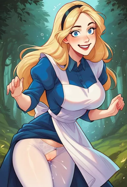 Alice on an adventure  by trisstil