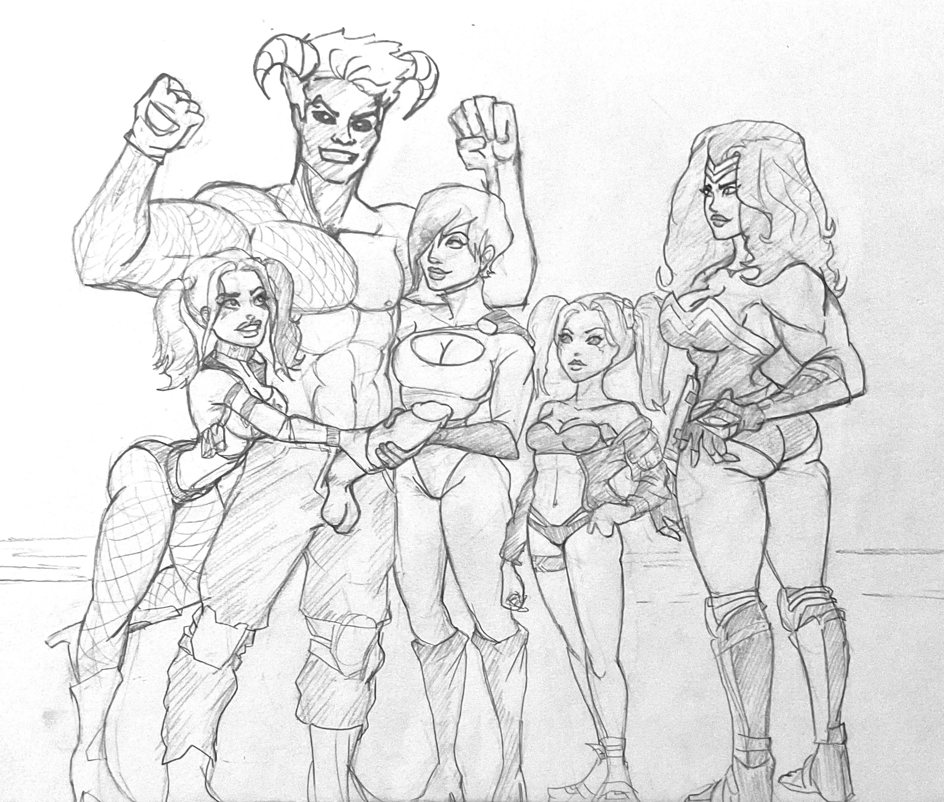 Devil Nomad with Harem  posted by Stagger_Step