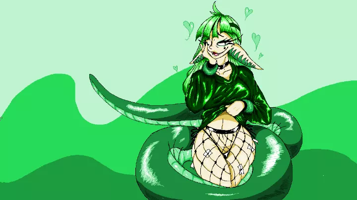 Emerald snek wife (Aphrodite) posted by Lobotomizer5