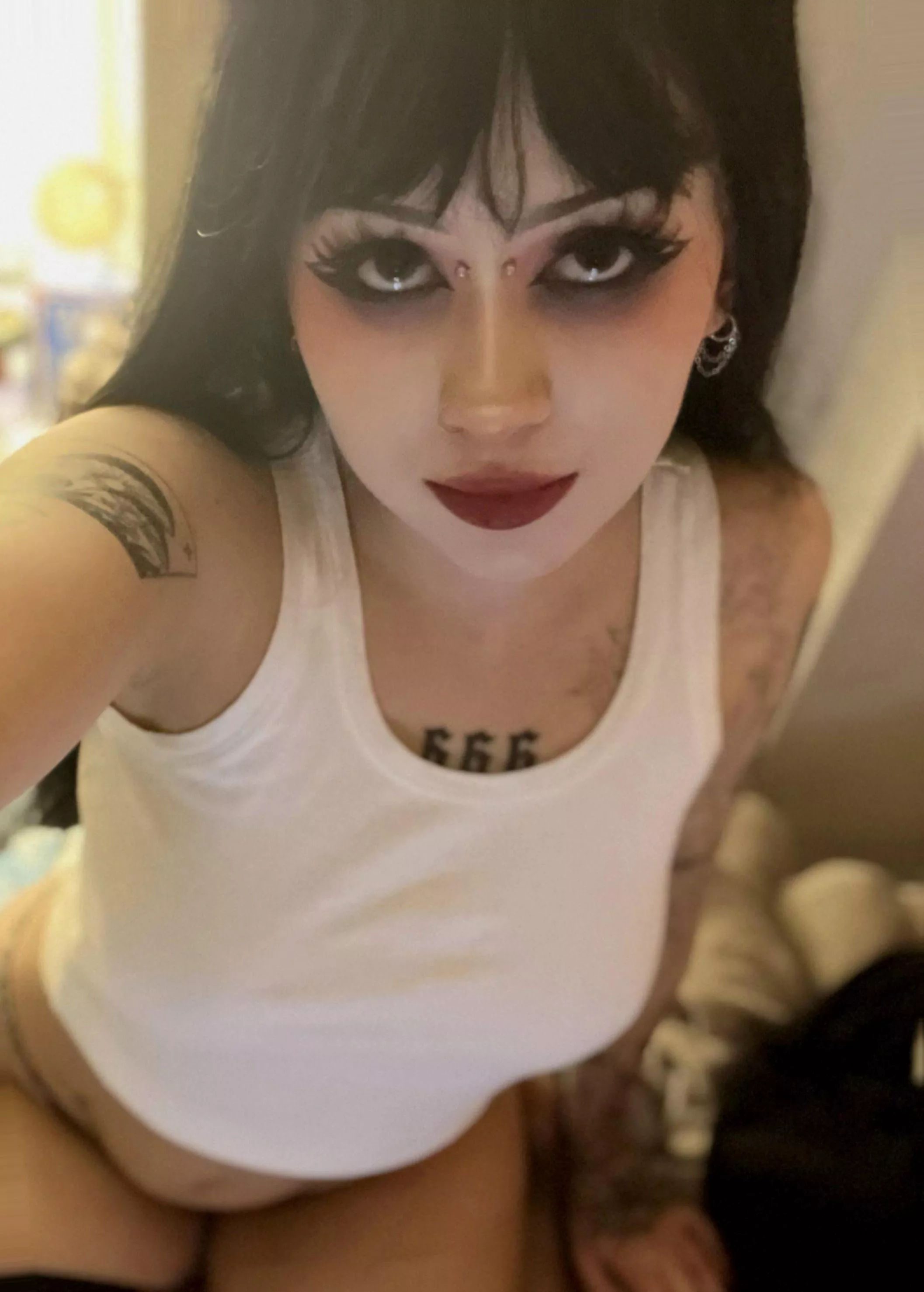 i don't have anyone to share my selfies with... just a nightly habit of taking one before bed ;> posted by Imaginary-Singer3160