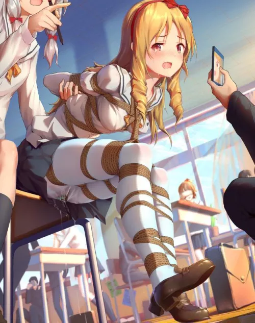 izumi sagiri jinno megumi yamada elf sorry but im ok with this (himitsu) by Ftotela