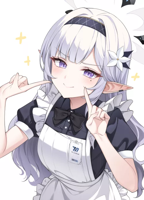 Maid Himari [Blue Archive] by CheetahSperm18