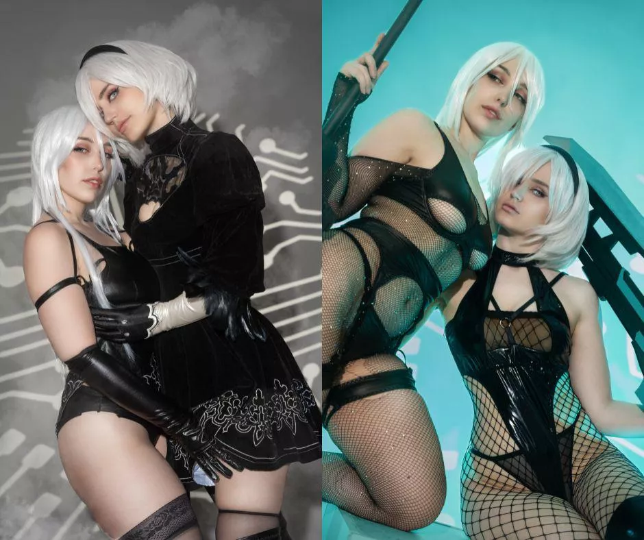 Our take on 2B & A2 from Nier: Automata by Soalianna & Ara.Kamelia posted by Expert-Stranger6388