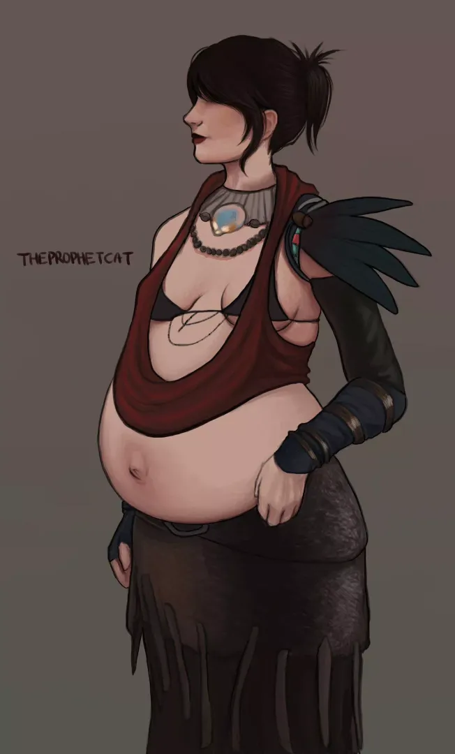 Pregnant Morrigan posted by HeavyLancerthe8th