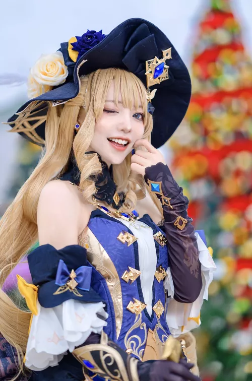 @warabimaccho Navia Genshin Impact Cosplay by Pwnagepancakes