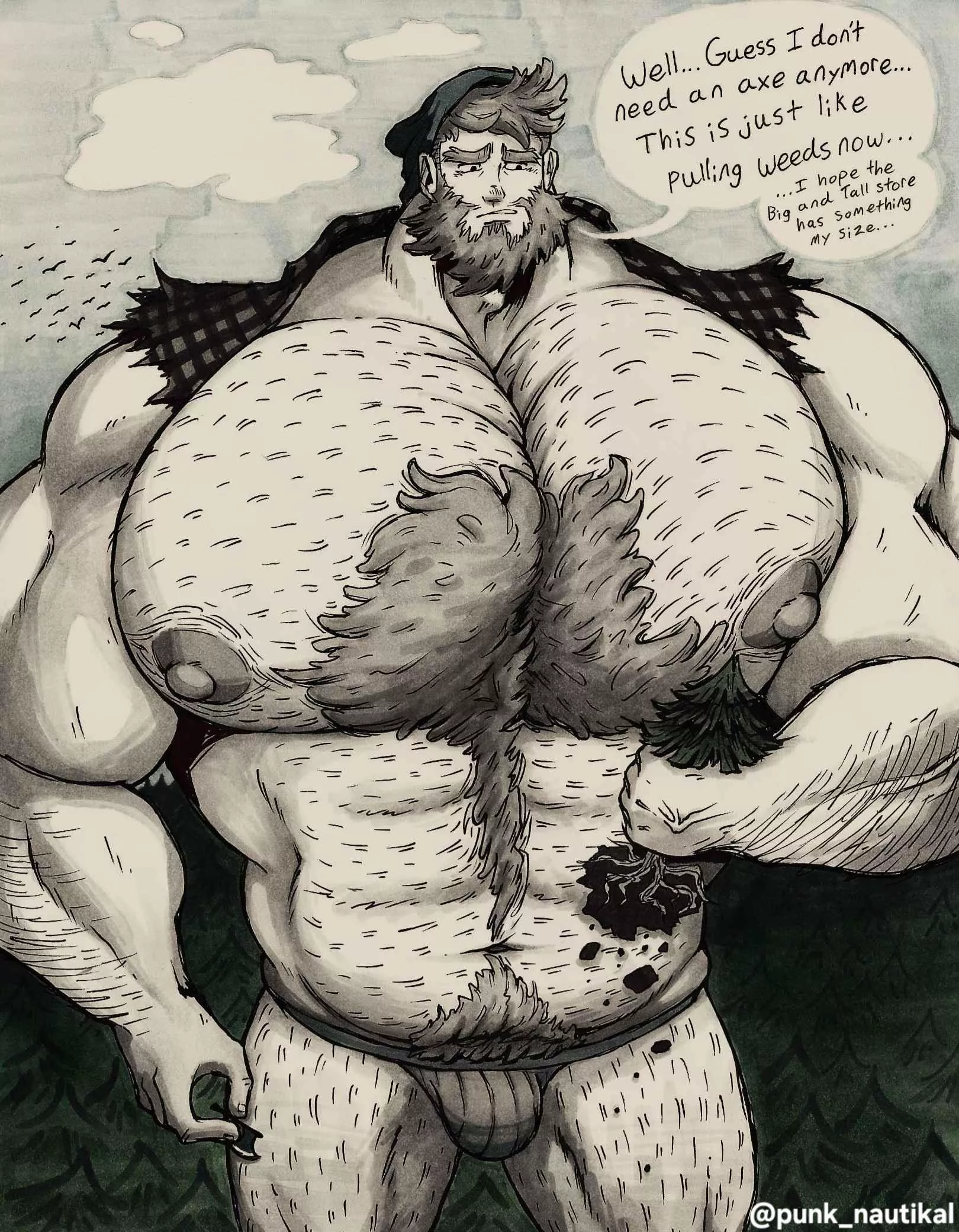 Woodsman's Plight (2/2) [OC] posted by punk_nautikal