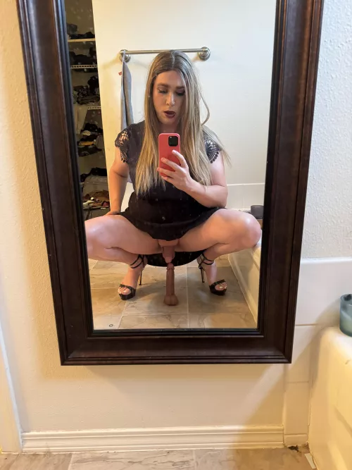 Working up the courage by Erika-Flower