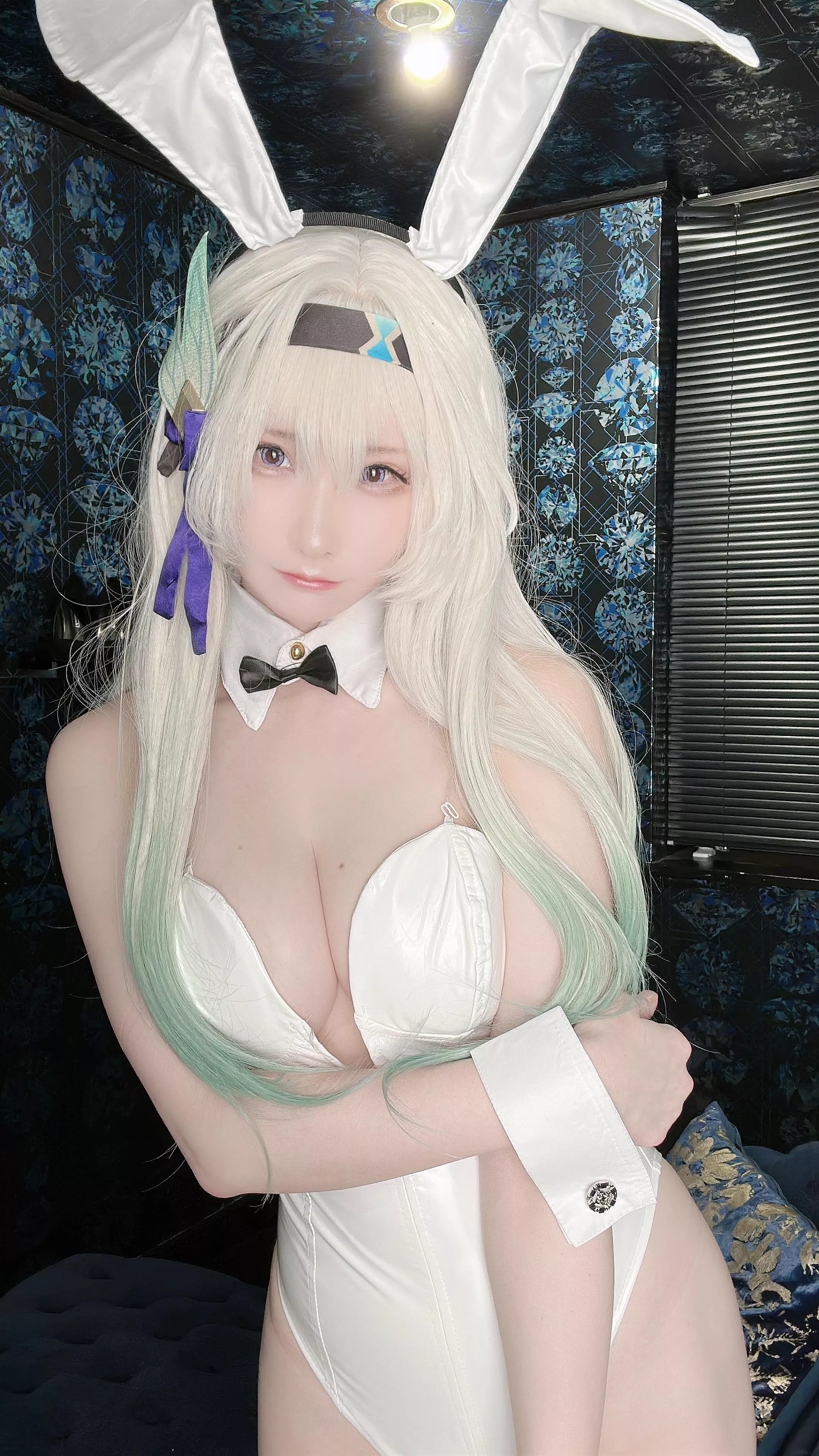 @zenzai_atk HSR Honkai Firefly Bunny outfit Cosplay posted by Pwnagepancakes