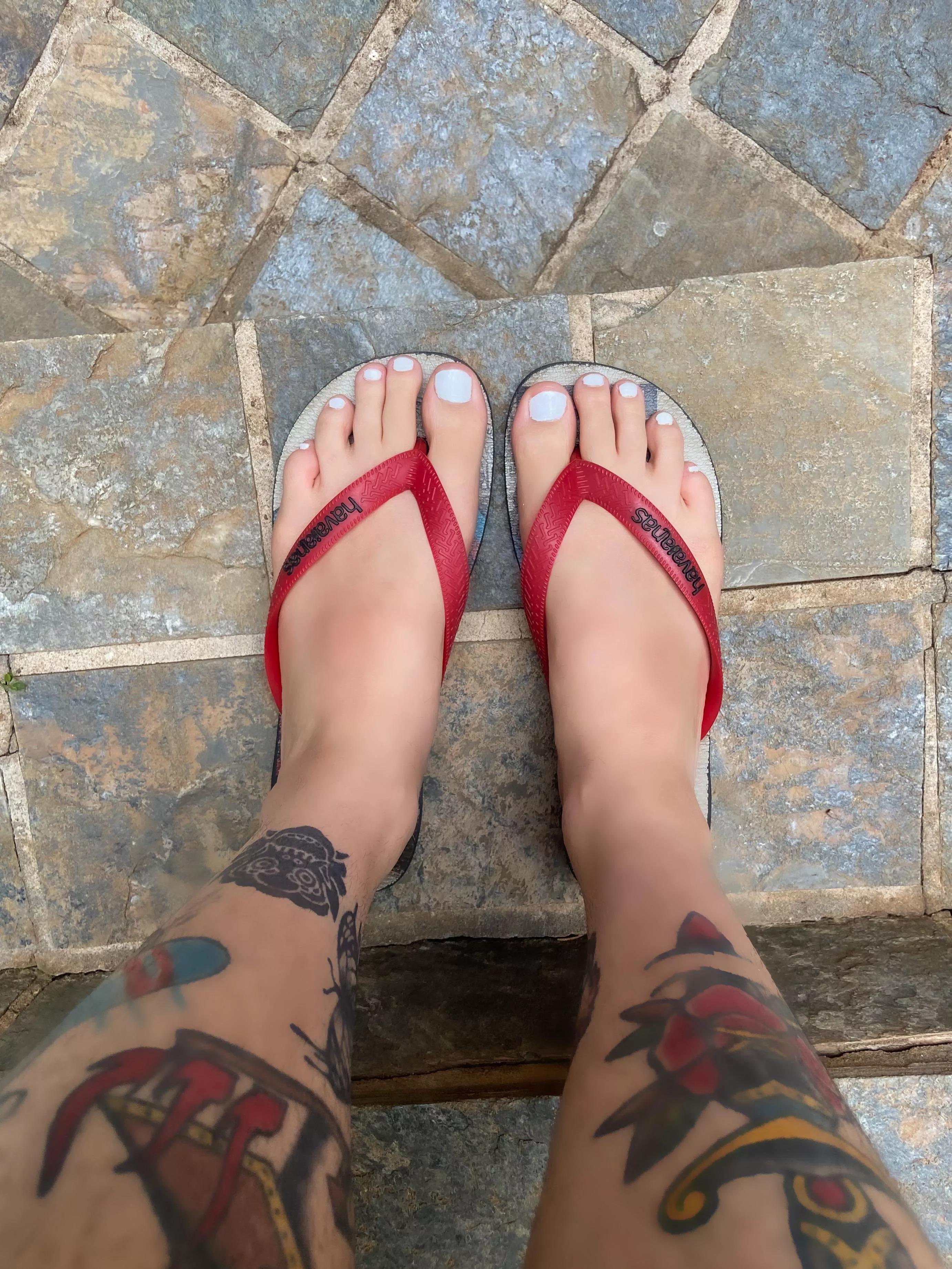 First time white toes, what do you think? posted by bicuriousass22