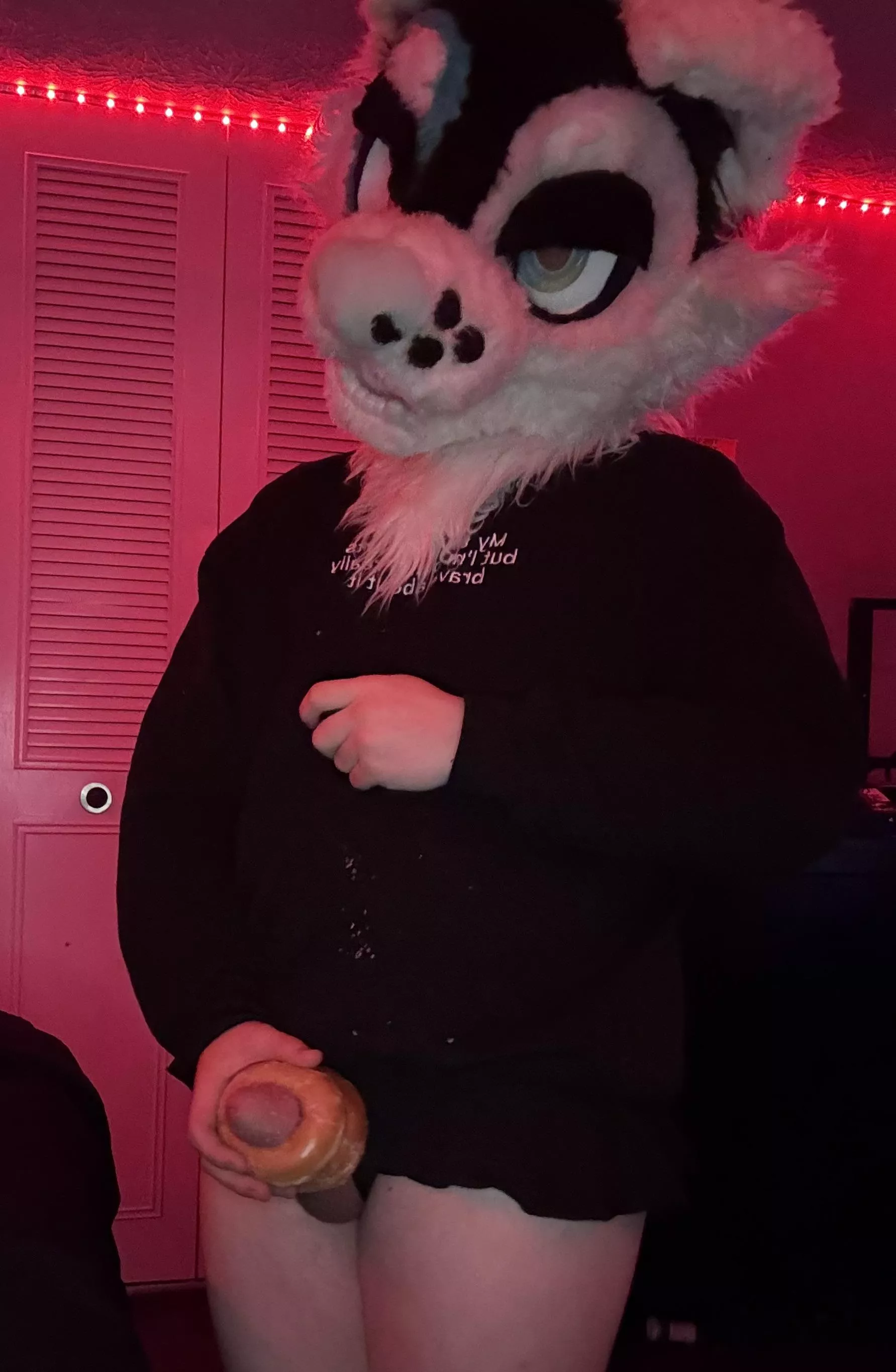 he asked if he could stack donuts on it… posted by SeggsySanti