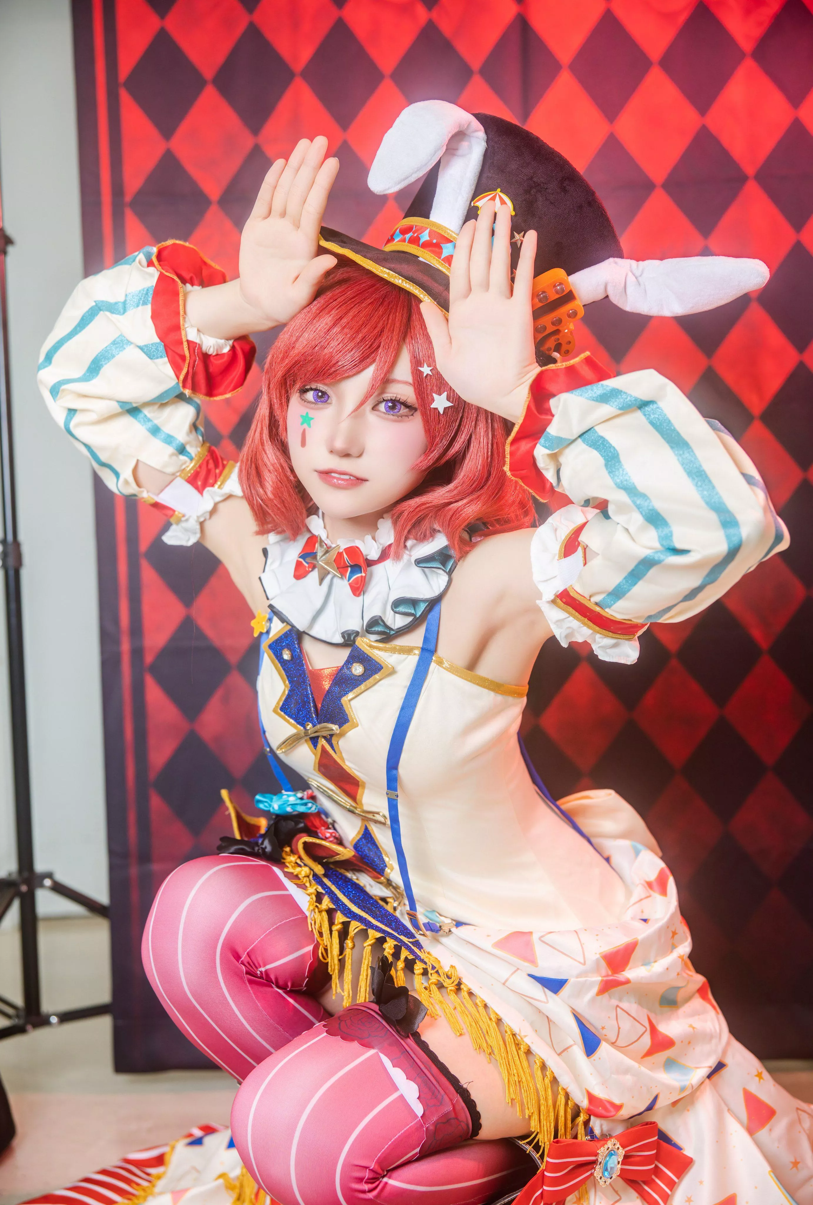 @Moe0604_goofy - Love Live Nishikino Maki ~Circus Cosplay posted by Pwnagepancakes