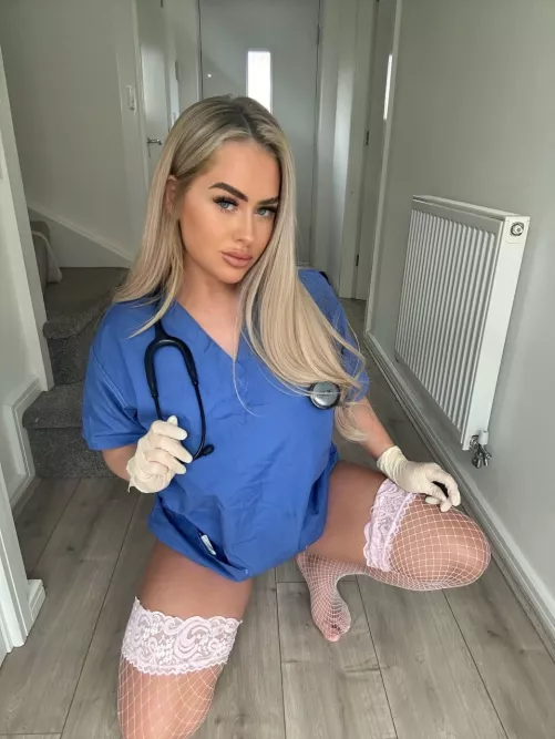 Naughty nurse on duty. by Rosiemae_xxx