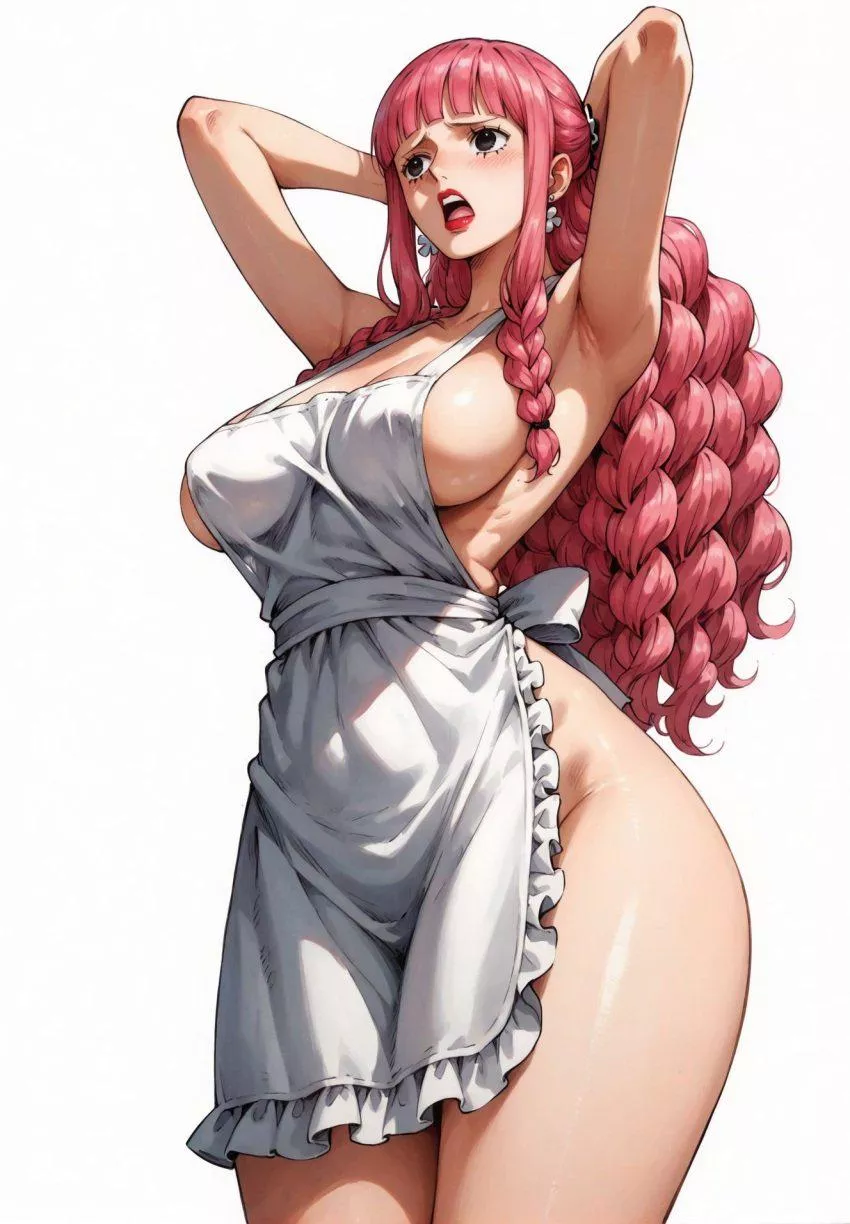 Perona in an apron x2 posted by Zestyclose_Lab9473
