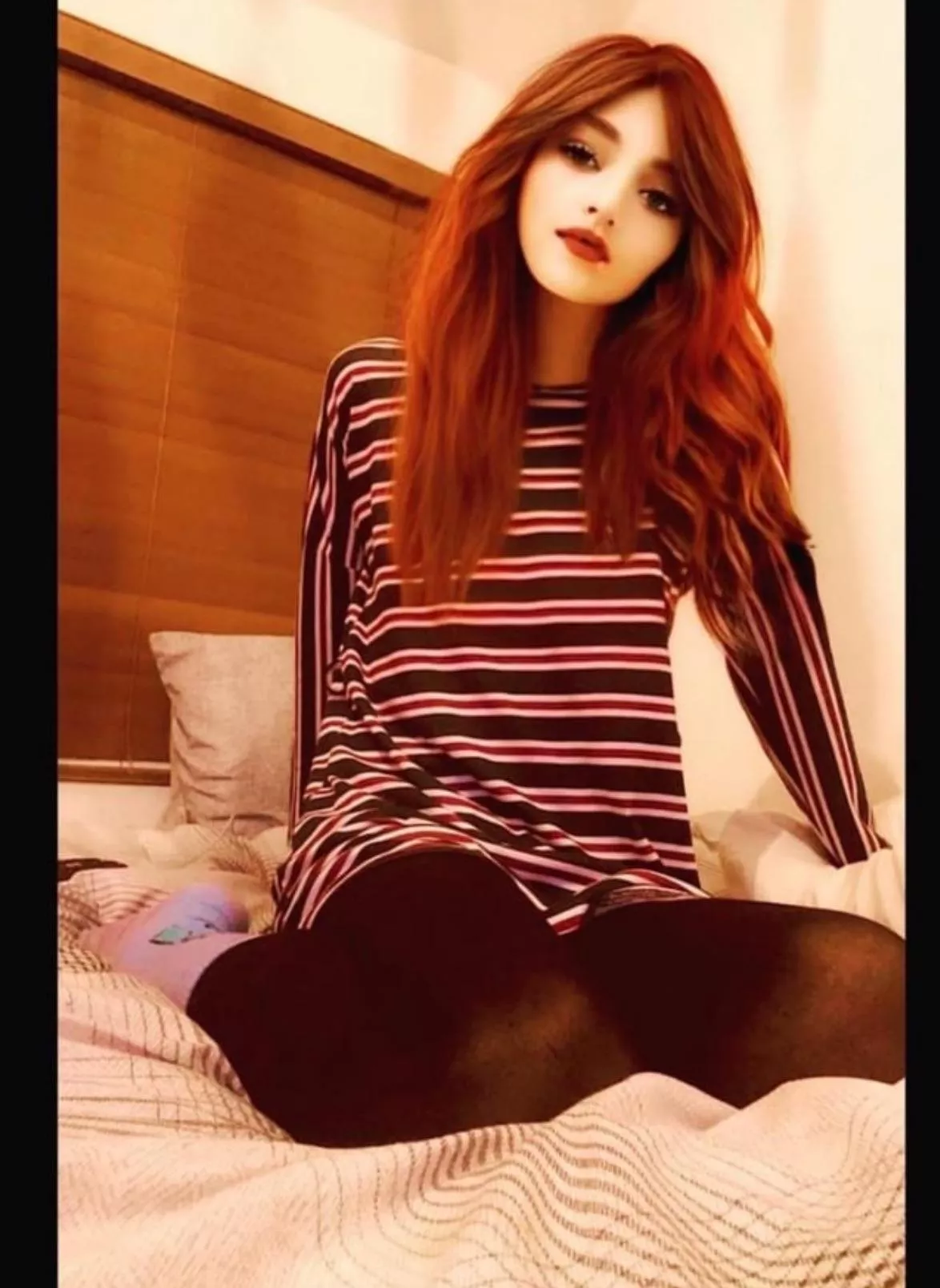 Sissy ready for bed (faceapp) posted by TheBrandNewLeah