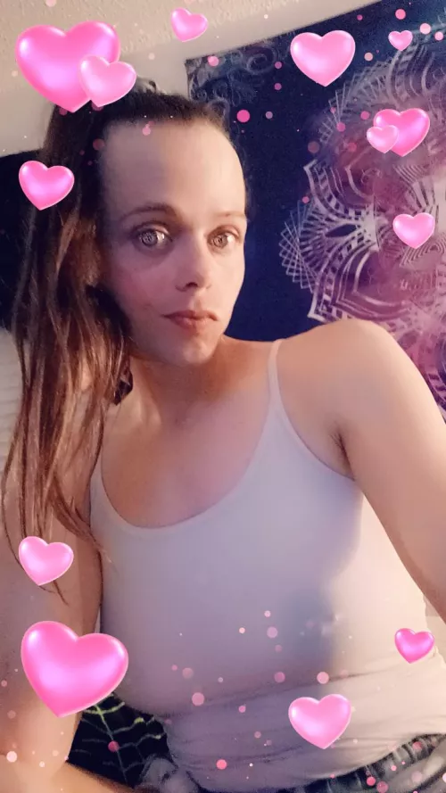 Unpopular opinion: white tank tops are actually the best color to wear without a bra  by AustiAllDay