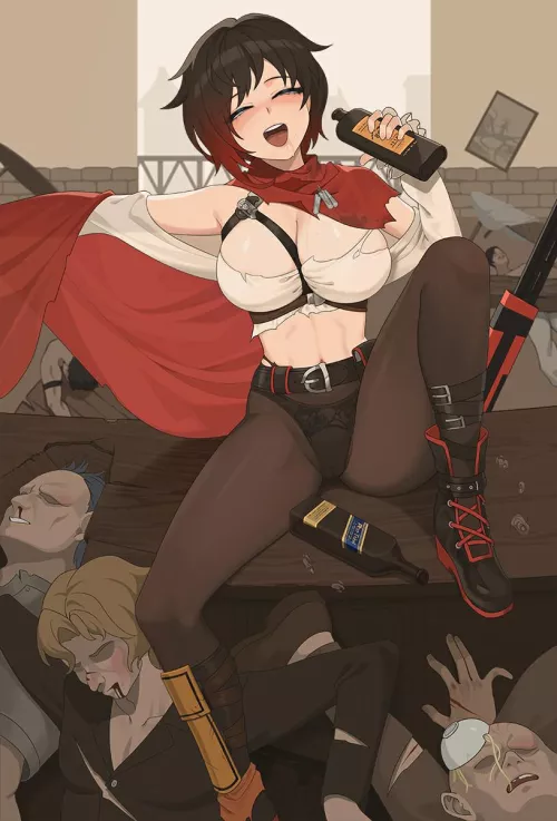 a certain timeline, Salem won a great victory, and all the important people of the girl were sacrificed. In the great era of terror ruled by Salem, the girl got into her uncle's bad habits, drinking to drown her sorrows all day long, and fled to that wo by aac1107