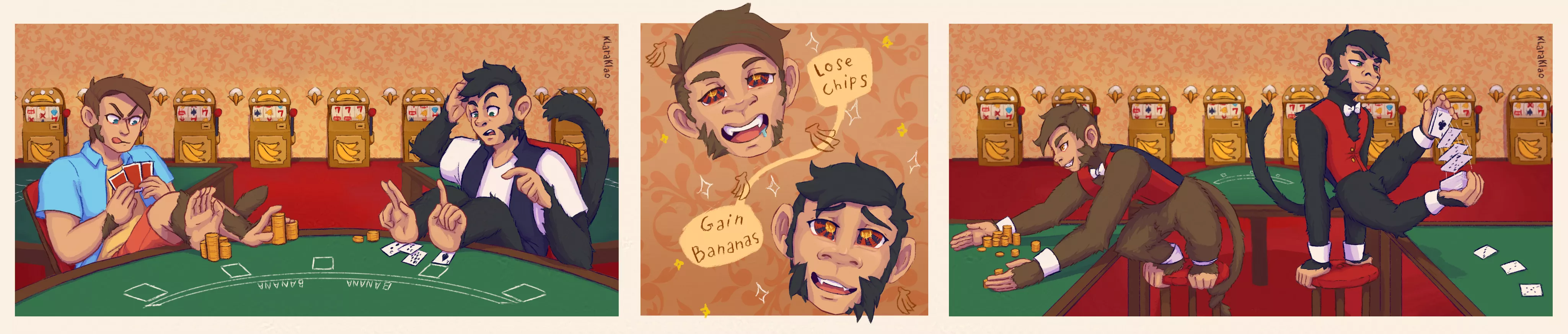 All In on Bananas by Klaraklao posted by JudithNeff