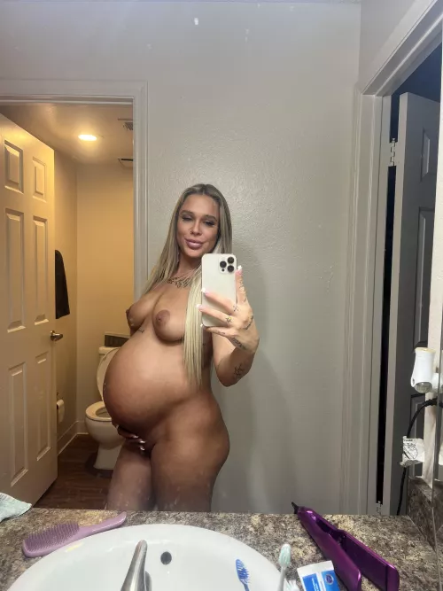 getting bigger the closer we get by pregnantprincessxx