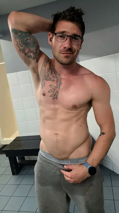 Little sweaty post workout  by Switch6Tim