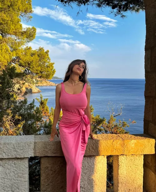 pink dress by figurephilosopher