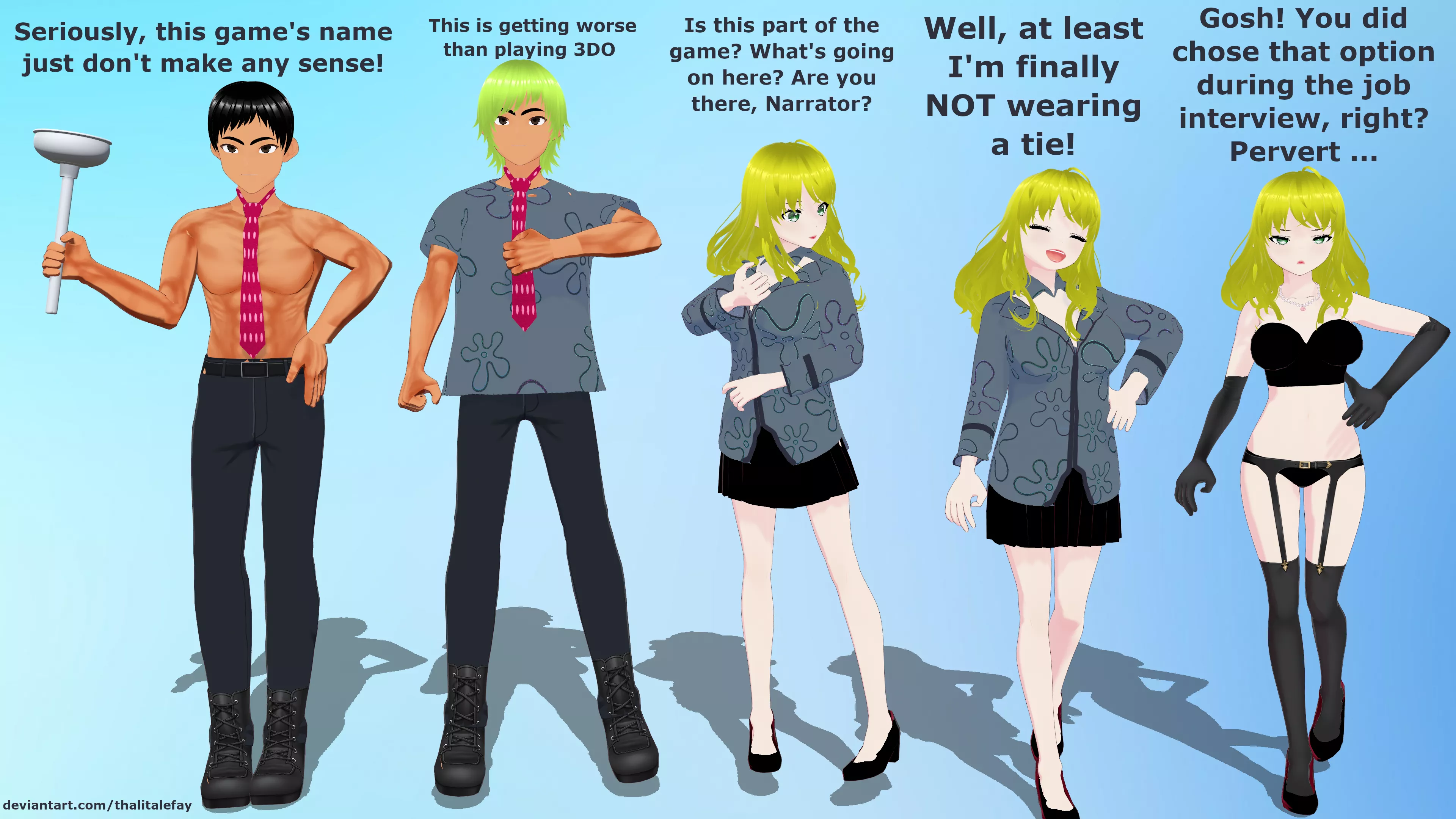 [Sequence] Plumbers don't wear panties posted by ThalitaLeFay