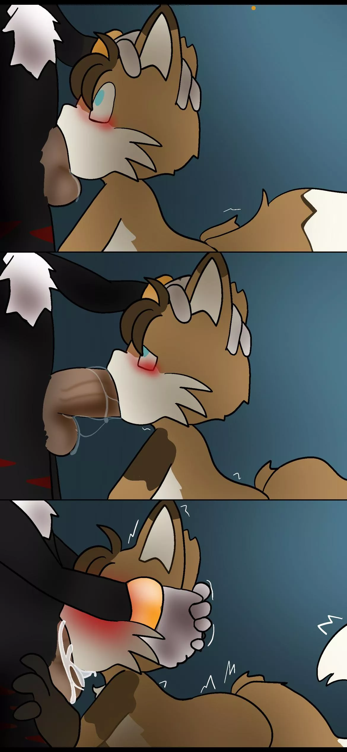 Tails deep throating Shadow posted by ArtisticStrings