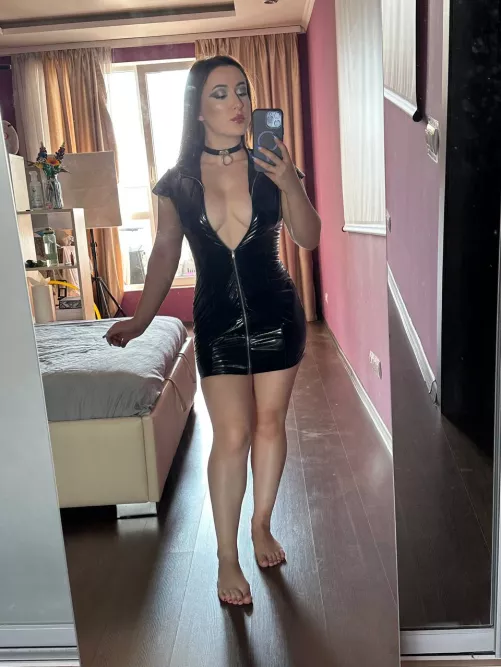 you'd like to touch my cute body in this shiny dress wouldn't you by EtherealKiss_