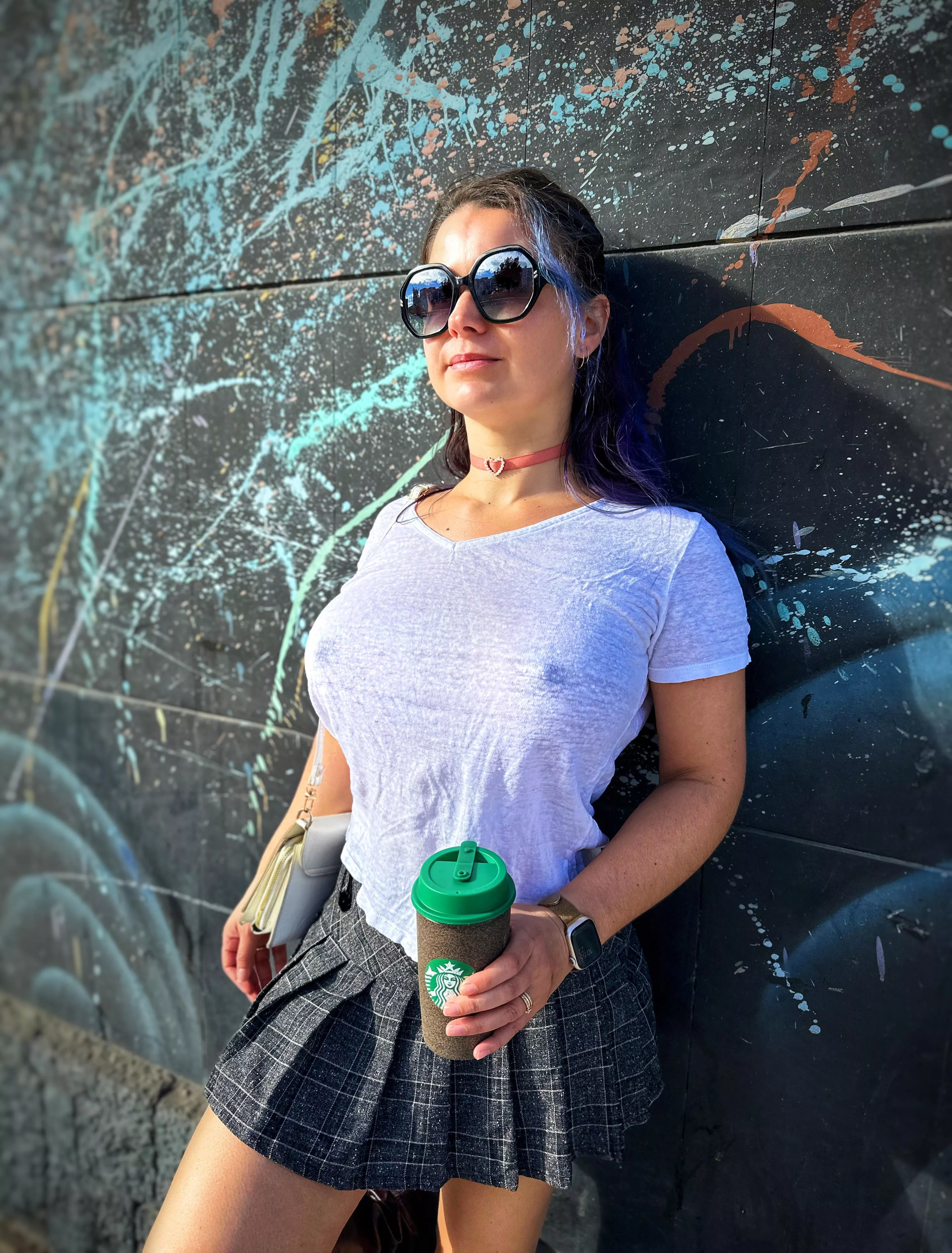 A quick coffee on my way into work. posted by FreelyKaty