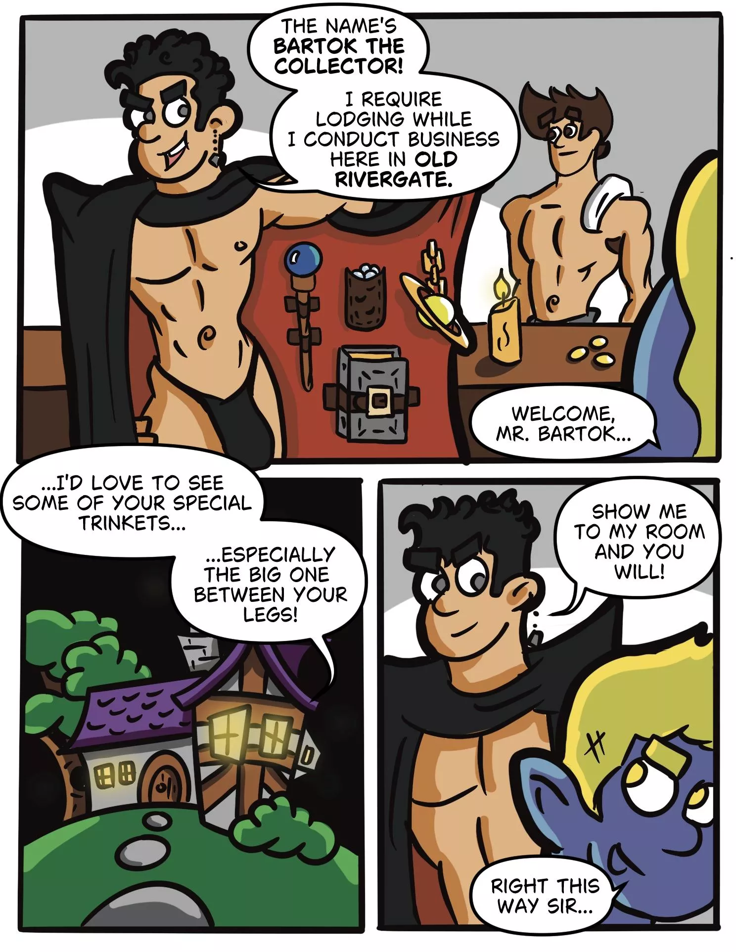 Bartok the Collector at the Vulture Tavern [OC] posted by atom511