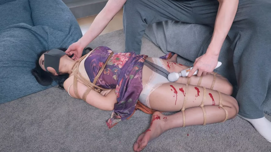 Chinese milf hogtied and has multiple orgasms all day by BeaconerFreak