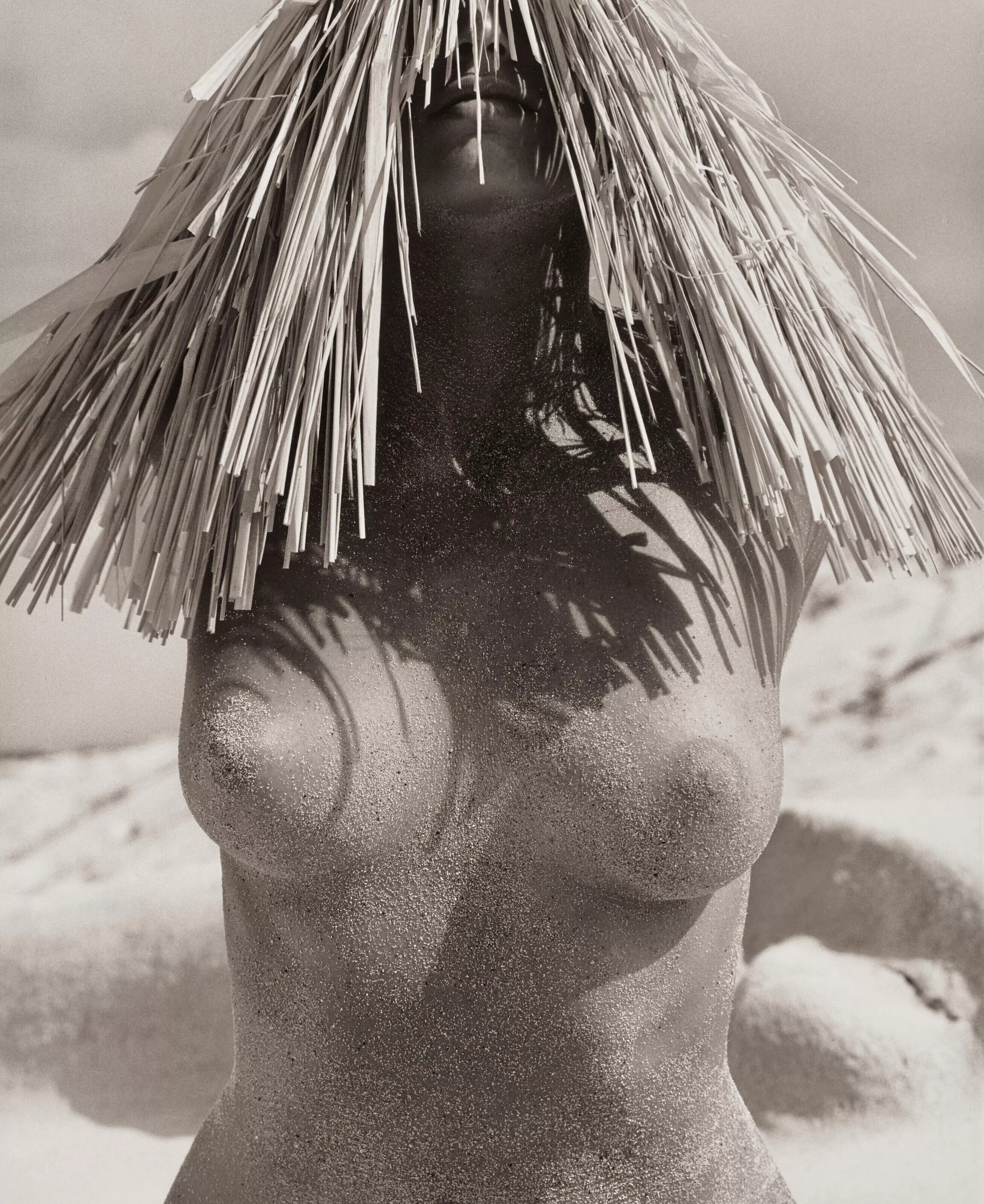 Cindy Crawford by Herb Ritts - Women with straw hat. 1988 posted by GarbegeMan