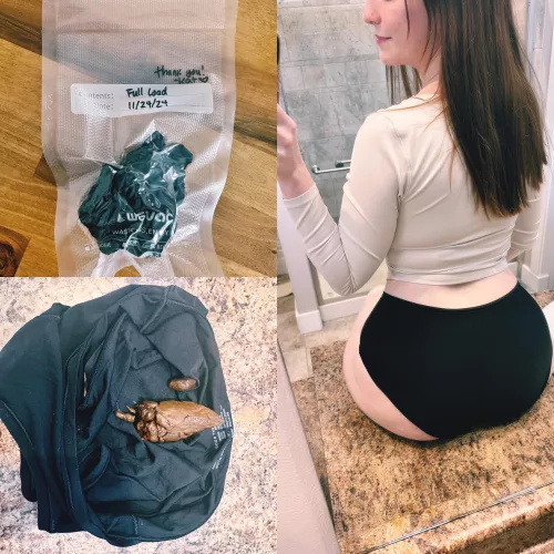 I AM BACK and filling panties again😉 who is next? Full load panties $75, buy 3 get 1 free! drive 100+ vids $125 by MissKatastrophicxo