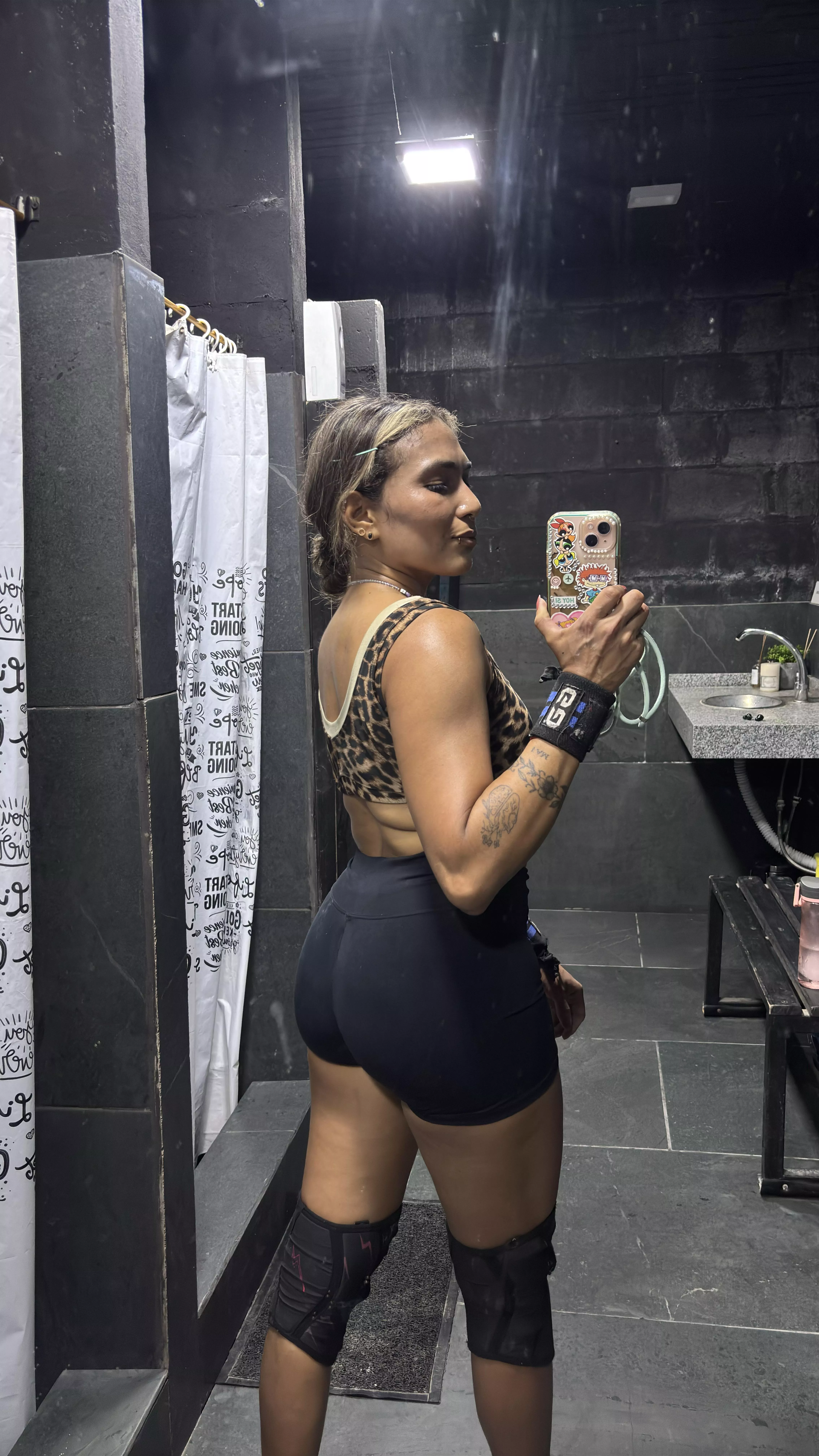 I would like my yoga pants to be much shorter posted by missbolivar