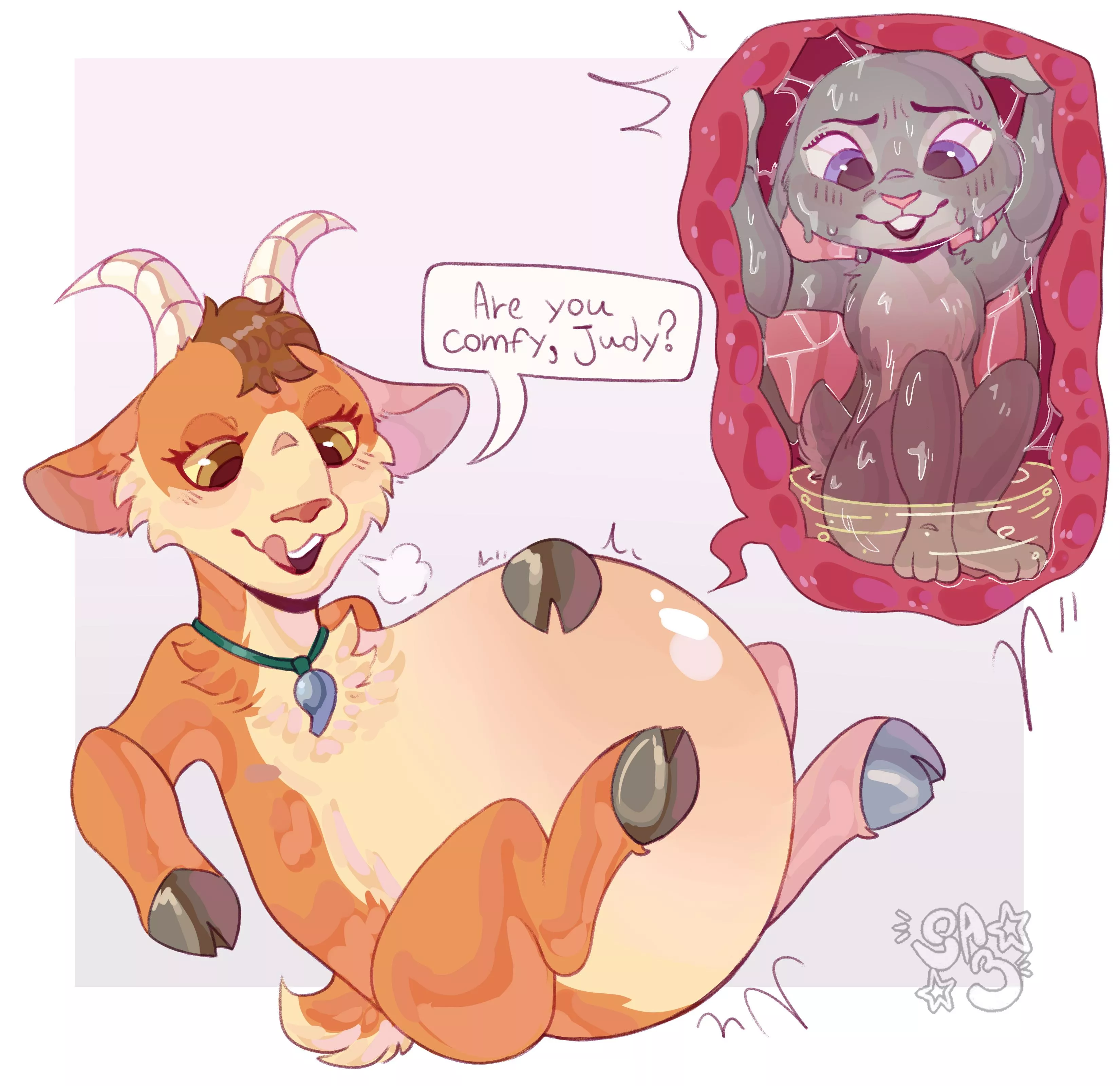 {Image} Commission that a while ago, Are you comfy, Judy? posted by Samumurr_