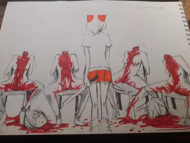 (Oc) beheading a bunch by Aware_Storage_6802