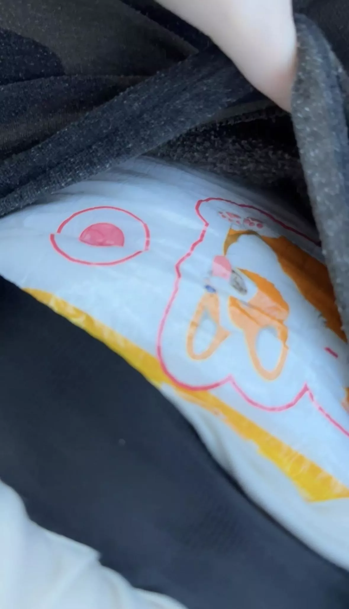 Padded in the car  posted by lilbarefootprincess