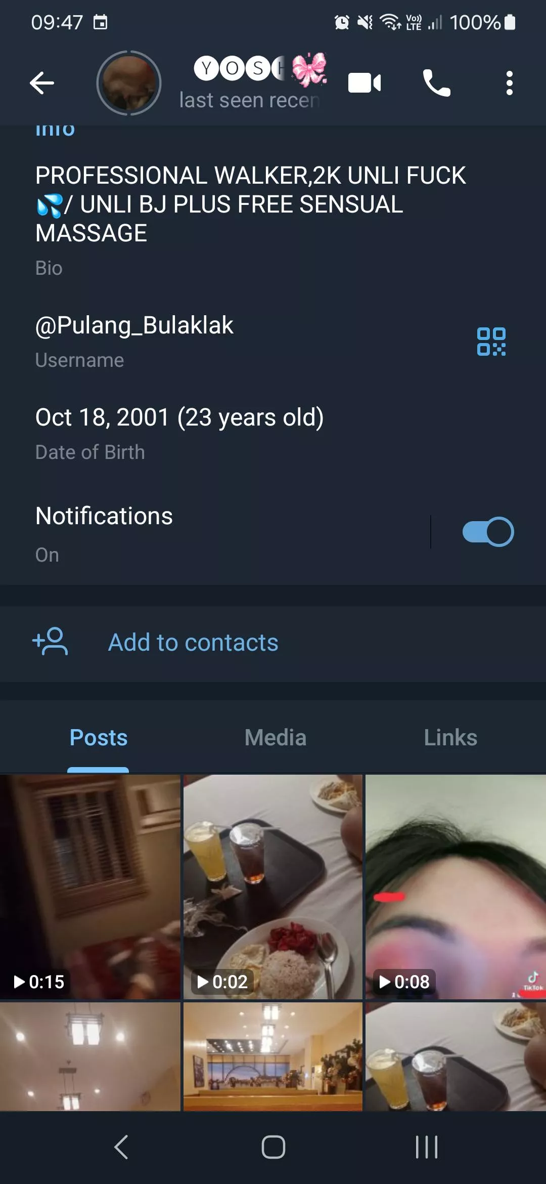 Scam or legit? Asking for dp posted by A5eeker