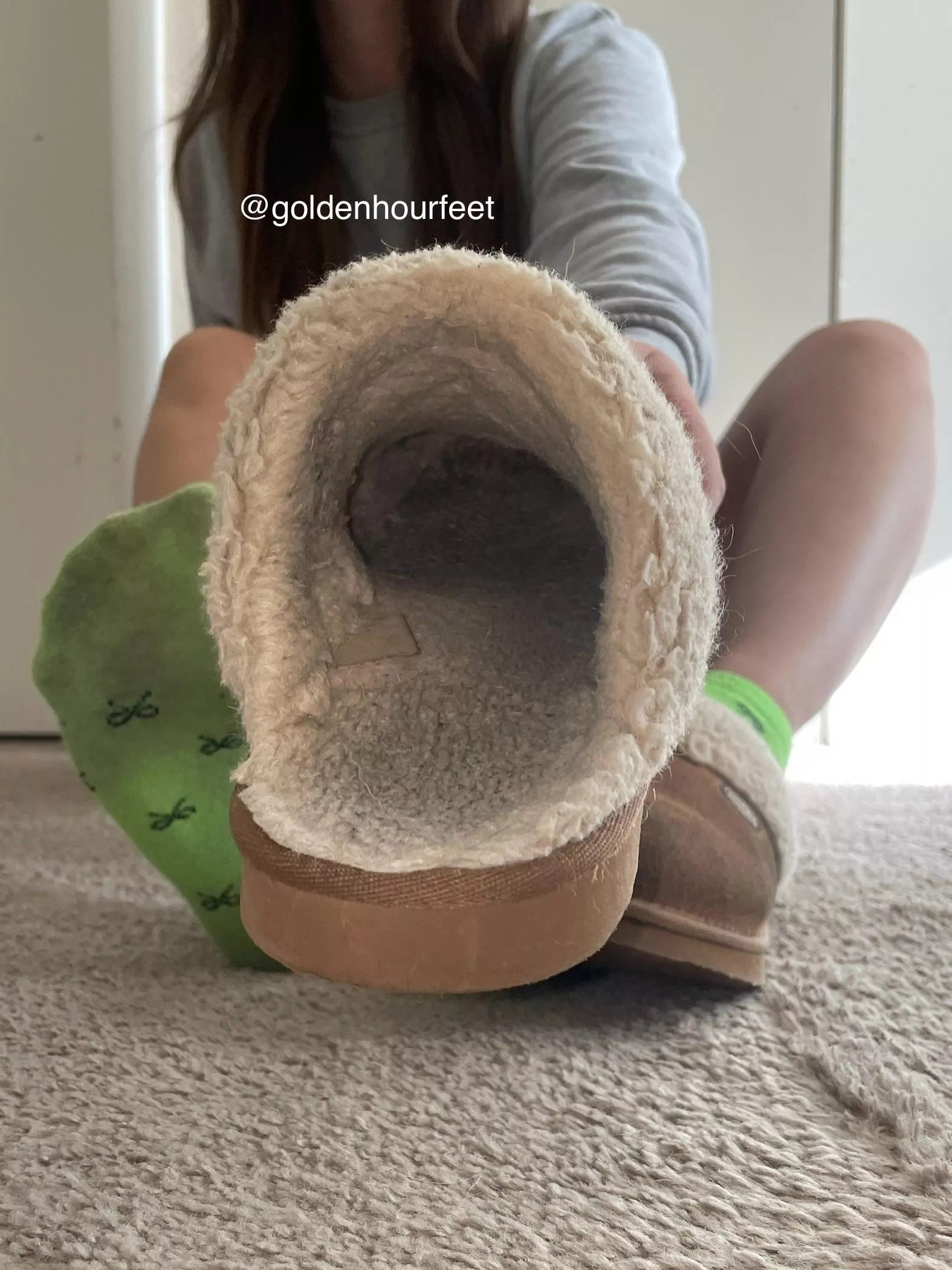 Inhale deeply😈 posted by goldenhourfeet