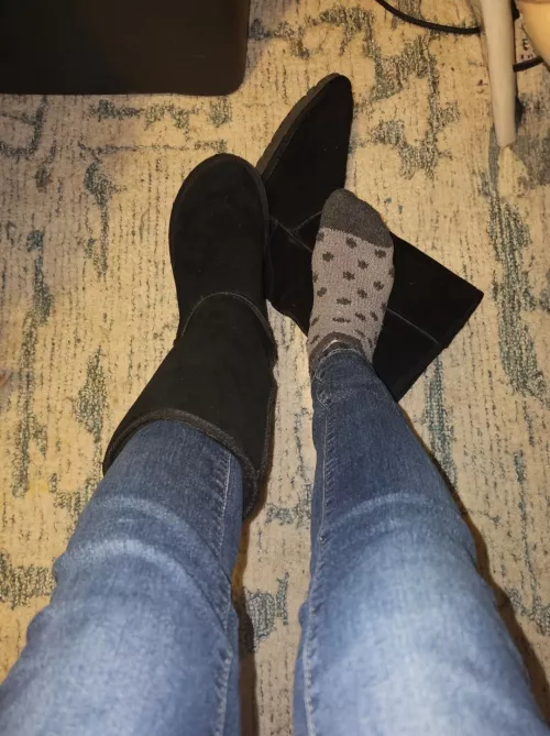 Soft and cozy, these uggs/feet deserve to be worshipped  by SweetRuby656