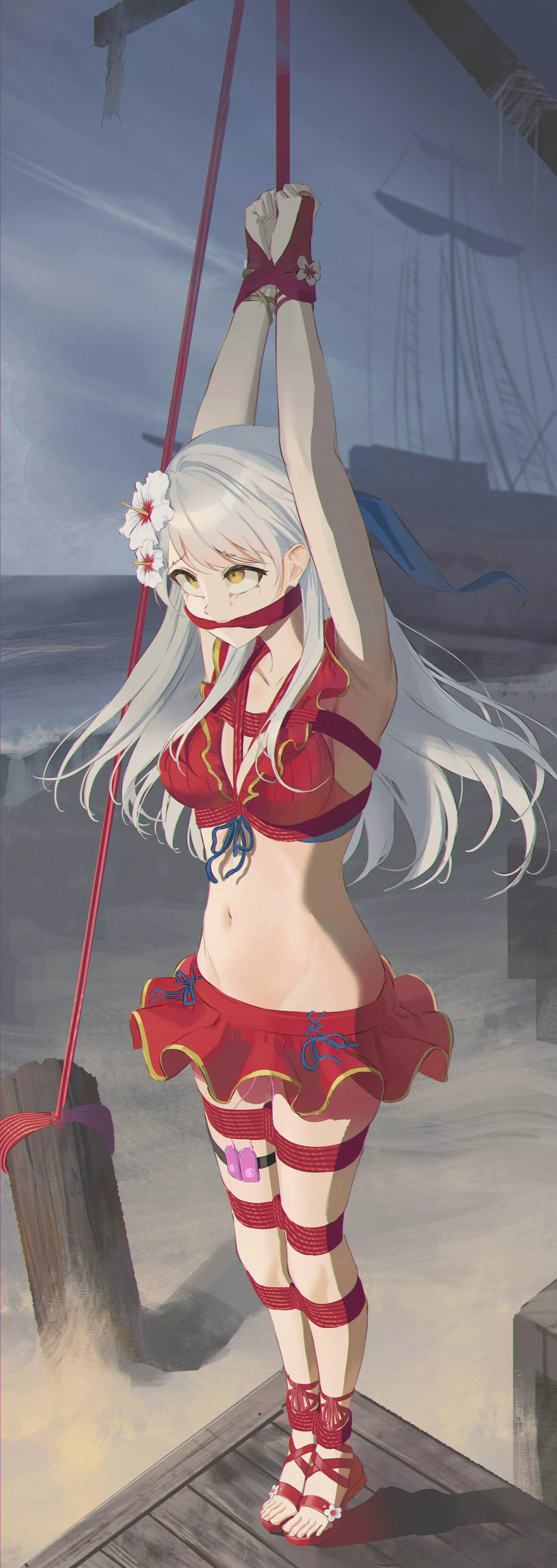 Welcoming arriving ships to the port  posted by Caiseas