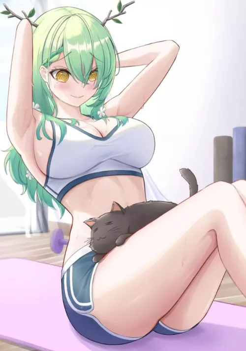 ceres fauna sweaty body (almonxtea)  by realkitxo