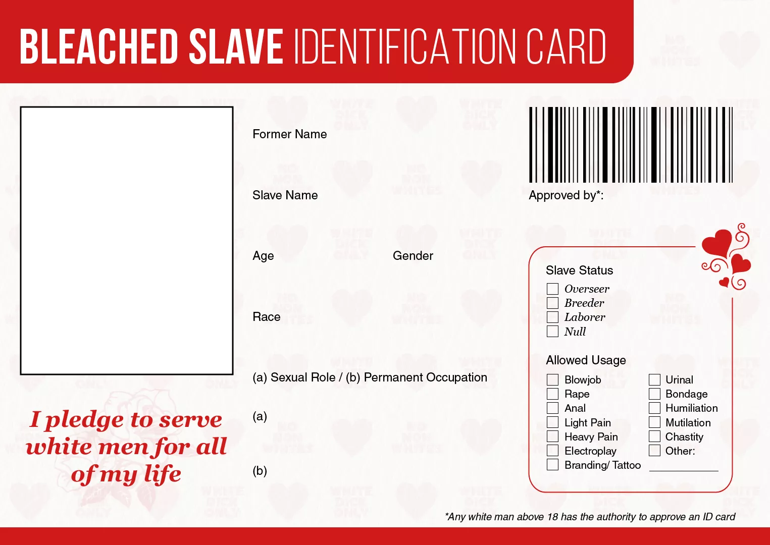 Here's the Bleached ID Card template posted by tortureslvt