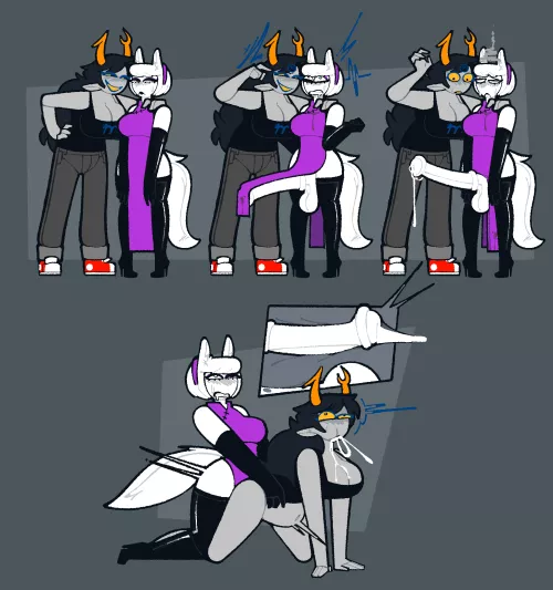 Horsecock and Hypnosis, such an alluring combination. (Xenopavilia) by Fluffa_Floof