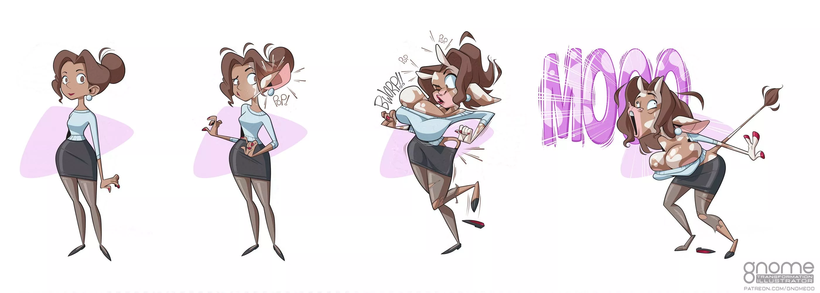 [Hucow/Expansion] Kayla the Kow-girl by Gnome posted by JudithNeff