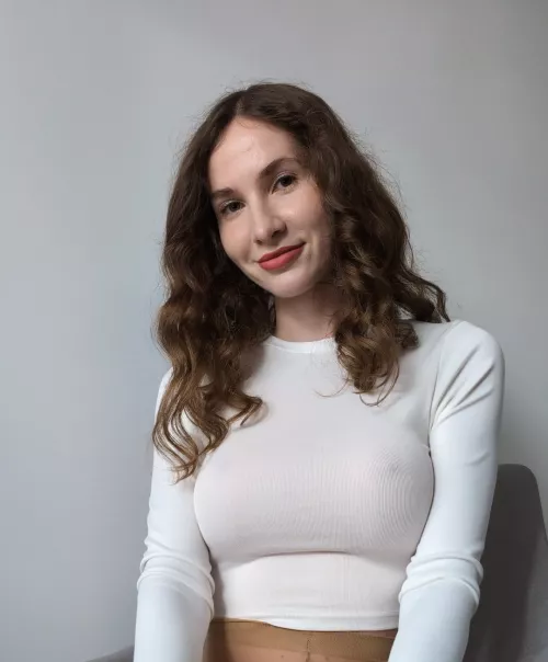 I love wearing white blouses by LittleKiss_ka